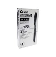 ปากกาเพนเทลกด Ener Gel BLN-105 0.5 สีดำ 1 โหล มี 12ชิ้น : 884851006660