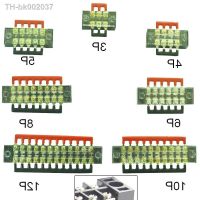 ☎₪❂ Bloco terminal de parafuso elétrico tira dupla linha fixa conectores de fio da placa de fiação 600v 15a caixa conector cabo contatos 3/4/5/8p