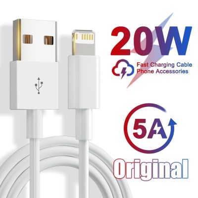 Original For APPLE USB Cable For iPhone 13 12 11 14 Pro Max XS Max 7 8 Plus iPad iPhone Charger Fast Charging Cable Accessories