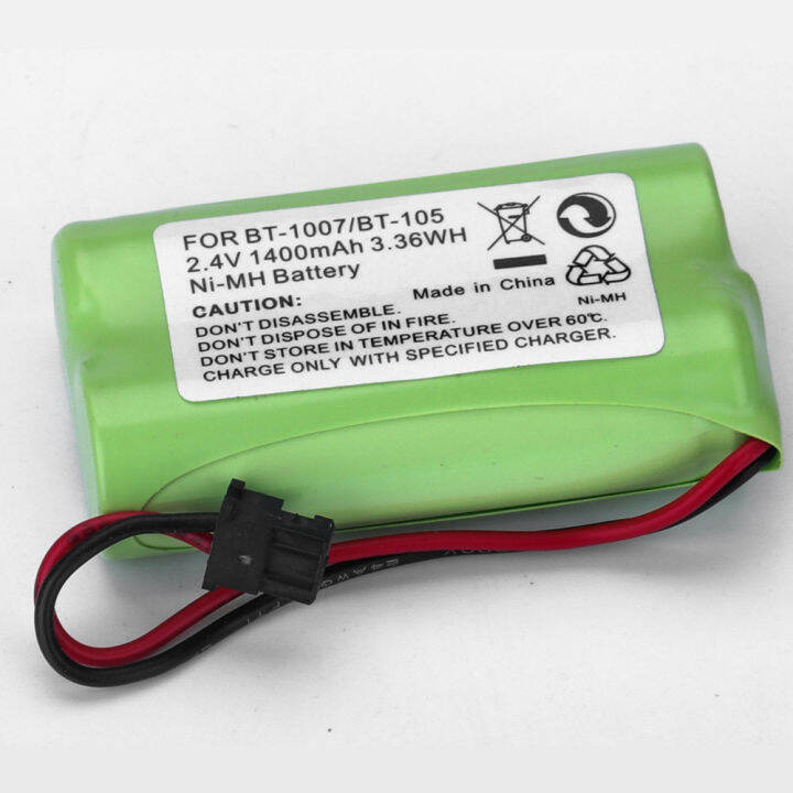 2.4v 1400mah Rechargeable battery NiMH 2 AA telephone for Cordless
