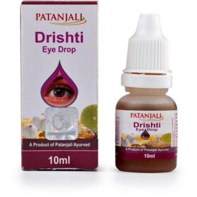 Patanjali drishti eye drop หยอดตาอินเดีย มองเห็นชัดเจนสมุนไพรไม่ผสมสารกันบูด 10 ml