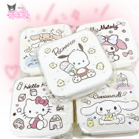 Kawaii Hello s Y2K Pochacco กล่องเก็บของตั้งโต๊ะอะนิเมะน่ารักแบบพกพาสติ๊กเกอร์พวงกุญแจอุปกรณ์เสริมของเล่นสำหรับเด็กผู้หญิง