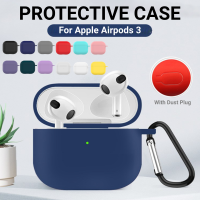 NicEseed เคสซิลิโคนเหลว,สำหรับ Airpods 3】หูฟังไร้สายฝาครอบป้องกันกรอบป้องกันฝุ่นกันกระแทกพร้อมปลั๊กกันฝุ่นป้องกันการตกกันน้ำ