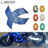 Motorcycle Wheel Sticker Motocross Reflective Decals Rim Tape Strip For Honda CB650R 125R CBR900RR CBR600 F2 F3 F4 F4i VFR 1200 Decals  Emblems