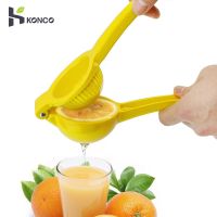 KONCO Metal Lemon Lime Squeezer Stainless Steel Manual Citrus Press Juicer Hand Press Juicier Fresh Fruit Tool Kitchen Tools