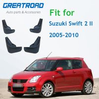 บังโคลนรถสำหรับ Suzuki Swift 2 II 2005-2010บังโคลนแผ่นกันโคลนล้อรถยนต์บังโคลนกันแดด2006 2007 2008 2009