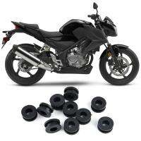 เครื่องซักผ้ายางรถจักรยานยนต์ 10 ชิ้นสำหรับ Honda Suzuki