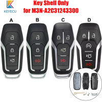 Keyecu Smart Prox Remote Key Shell Case Fob 345ปุ่มสำหรับ Ford F250 F450 Super Duty Fusion Edge FCC: M3N-A2C31243300