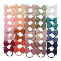 【CW】 10/20pcs 2.75 quot; Hair Bows Tie Baby Kids Children Rubber Band bands