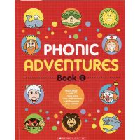 Authentic English original book learning music voice Adventure 2 (Book + CD) phonics adventure book #2 (book with CD) parent-child English learning fun English