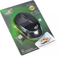 Wireless Mouse RF-162 MD-Tech USB เม้าส์ไร้สาย สีดำ