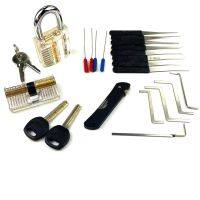 2022 New Creative Lockpicking Training Kit For Men,Locksmith,6 In 1 Lock With Transparent Lock ,Remove Tools