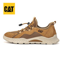 Caterpillar รองเท้าหนังตาข่ายระบายอากาศ CAT ผู้ชายรองเท้าลำลองรองเท้าวิ่ง