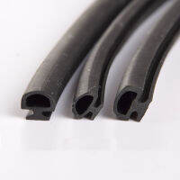 อลูมิเนียมประตูหน้าต่าง EPDM แถบปิดผนึกยางเลื่อนหน้าจอ Sash ซีลปะเก็น567mm10m สีดำ