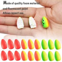 【YF】❂♕  50pcs Night Hot Stoppers Foam Fishing Beads Beans Bottom