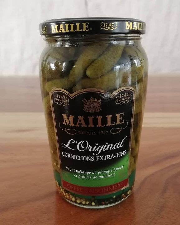 MAILLE Pickles L' Original Cornichons Extra Fine Cucumber Pickels 380g