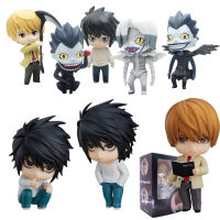 5pcsset Q Anime DEATH NOTE Figure 1200# L Lawliet Action Figure Death Note 1160# Yagami Light Death Lawliet Figurine