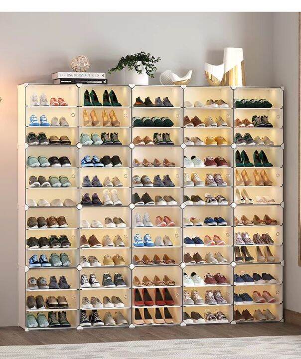 （Spot Products）Shoe Extra Large Size 13 US Shoes 46.5 Yards Transparent Shoebox Flip