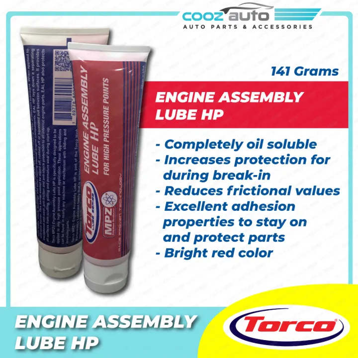 Torco Engine Assembly Lube HP 141Grams Lazada