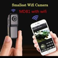 ?‍♂️【Readystock】 + จัดส่งฟรี?‍♀กล้องสายลับไร้สาย HD Mini MD81 MD80,กล้องวิดีโอ Dvr Dv Wifi IP