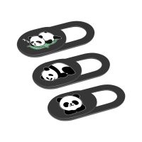 3pcs Cute Panda Webcam Camera Cover Phone Lens protective Cover Camera Masking Sticker Computer Privacy Cover for MacBoo