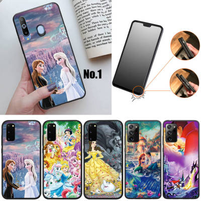 29GNN Disney Princess อ่อนนุ่ม High Quality ซิลิโคน TPU Phone เคสโทรศัพท์ ปก หรับ Samsung Galaxy Note 10 9 8 S7 S8 S9 S10 S10e Plus Lite