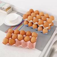 Organized egg tray ถาดลองเก็บไข่จัดระเบียบ ถาดวางไข่ 1 แผงคละสี