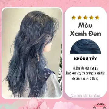 Thuốc Nhuộm Tóc Màu Xanh đen Xanh Than Xanh Dương giá rẻ Tháng  82023BigGo Việt Nam