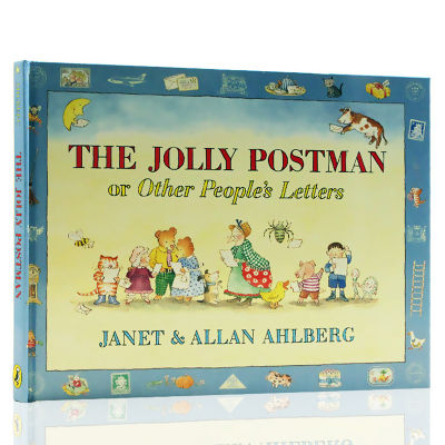 The jolly postman or other people  Happy postman childrens Enlightenment picture book parent-child interaction hardcover picture book