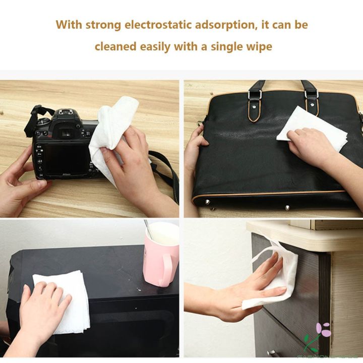 100pcs-electrostatic-dust-removal-mop-paper-home-kitchen-bathroom-cleaning-cloth
