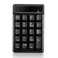 2.4G Wireless Low Noise Mini Numeric Keypad 19คีย์คีย์บอร์ดกันน้ำสำหรับ Android และ iMac
