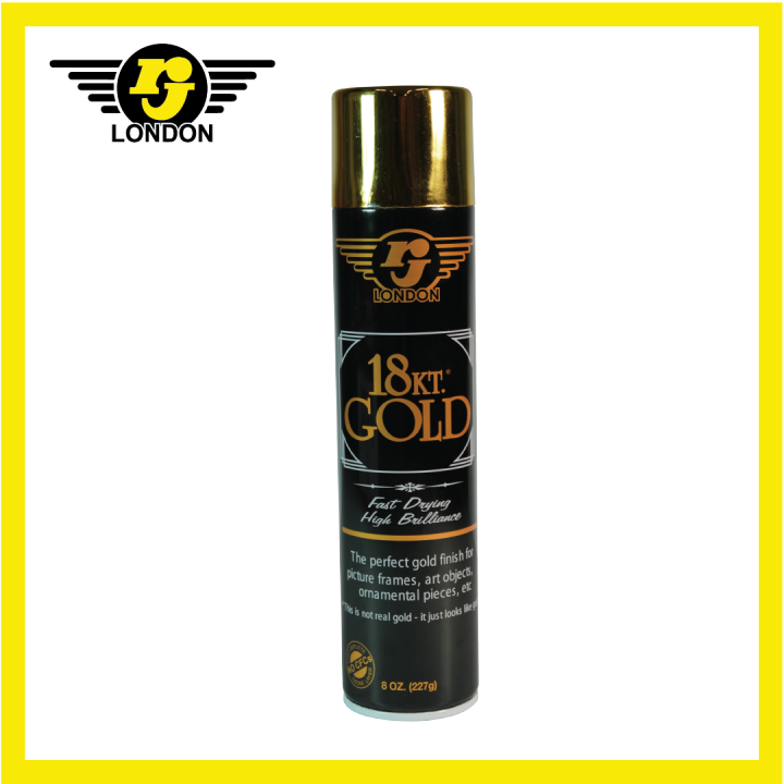 RJ ACRYLIC EPOXY SPRAY PAINT (CHROME 18K GOLD) Lazada PH