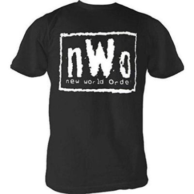 แขนสั้นโอเวอร์ไซส์[พร้อมส่ง] เสื้อยืด ผ้าฝ้าย 100% พิมพ์ลาย World Order Nwo Wrestling พลัสไซซ์ สําหรับผู้ชาย ขอ  5IHP