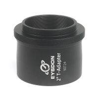 ZZOOI EYSDON 2" Telescope T2 Camera Adapter M42 T-Ring T Tube with M48 Filter Threads and M54*0.75mm Outer Pitch