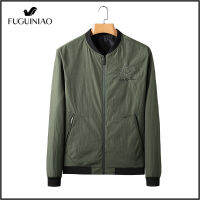 Fuguiniao แฟชั่นผู้ชายฤดูใบไม้ผลิใหม่ Casual เบสบอลเยาวชนชุด Slim (M-4XL)