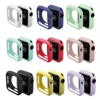 ZZOOI Cover For Apple Watch case 44mm 40mm iWatch 42mm 38mm Accessorie Silicone bumper screen Protector Applewatch series 6 5 4 3 SE