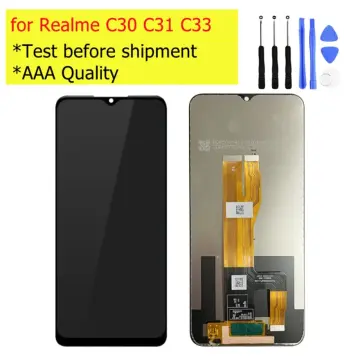 6.5 Original For OPPO Realme C30 RMX3581 LCD Display Touch Screen With  Frame For Realme C30s