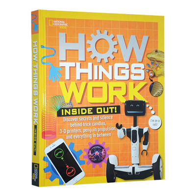 How things work in National Geographic of the United States 2 English original National Geographic how things work inside out stem Popular Science Encyclopedia for children English book