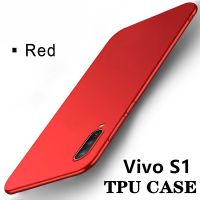 Case TPU เคสวีโว่ VIVO S1 เคสซิลิโคน เคสนิ่ม สวยและบางมาก เคสสีดํา เคสมือถือ สินค้าพร้อมส่ง