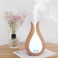 Aroma Diffuser Air Humidifier เครื่องกระจายความหอมเครื่องเพิ่มความชื้นในอากาศ LED Aroma Lamp Aromatherapy  Ultrasonic Burner Aroma essential oil Hot Sale Petal Style