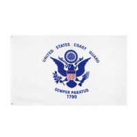 johnin 3 by 5 ft polyester united states of american Military USCG Coast guard Flag