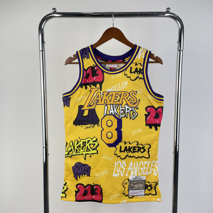 Mitchell & Ness Los Angeles Lakers Kobe Bryant 96'-97' Authentic NBA Jersey  Yellow