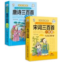 2 Books With Pinyin 300 Tang Poetry 300 Song Ci Childrens Story Color Picture Hardcover Chinese Classic Libros Livros Manga Art