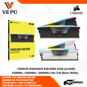 Corsair Vengeance DDR5 5200MHZ C40 5600MHZ C36 Memory RAM Kit 32GB