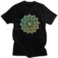 Fashion Buddhism Mandala T Shirt Men Geometric Flower Of Life Tee Tops Short Sleeve Designer Tshirt Clothes Gift