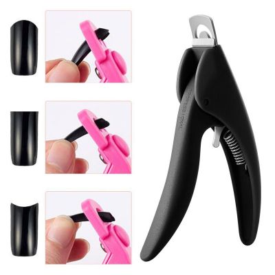 Professional Nail Art Clipper Special Type U Word False Tips Edge Cutters DIY French Manicure Tools Colorful False Nail Trimmer