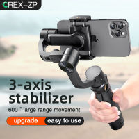 Stabilizer Gimbal Ponsel Cerdas AOCHUAN X กิมบอลโทรศัพท์3แกนสำหรับ Xiaomi iPhone 14 Pro Max, YouTube TikTok Vlog กล้องถ่ายวิดีโอ