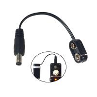 อะแดปเตอร์ Kabel FEK Gitar, Pasokan Pedal Gitar Listrik, Pedal Efek DC 9V, Konektor Baterai Kabel