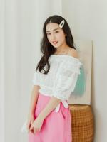 Kimmame - เสื้อ รุ่น Lace Lullaby Off Shoulder