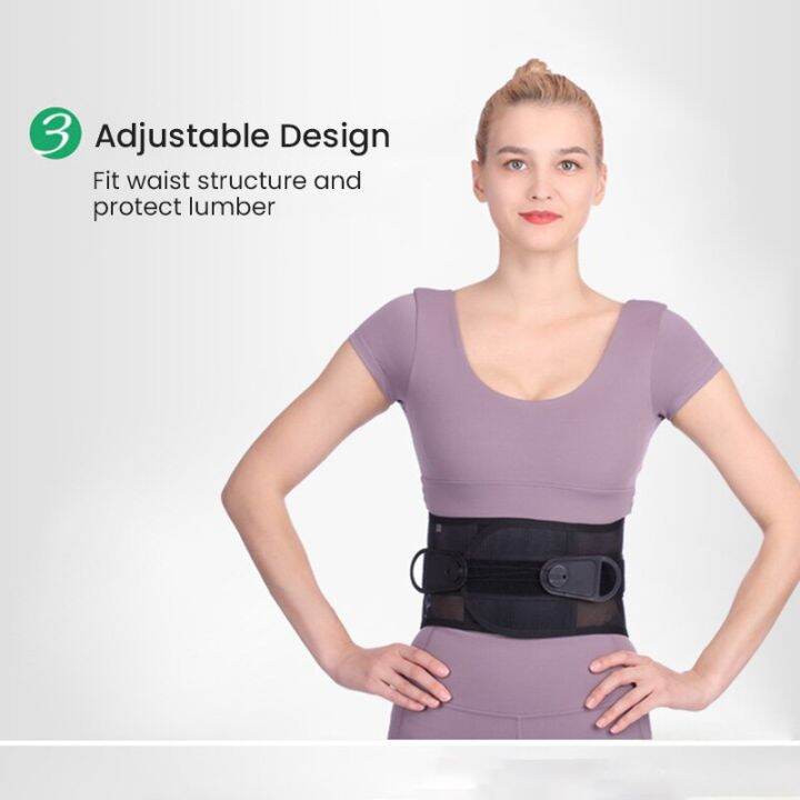 waist-belt-lumbar-support-back-waist-support-brace-corset-men-women-spine-decompression-waist-trainer-brace-back-pain-relief